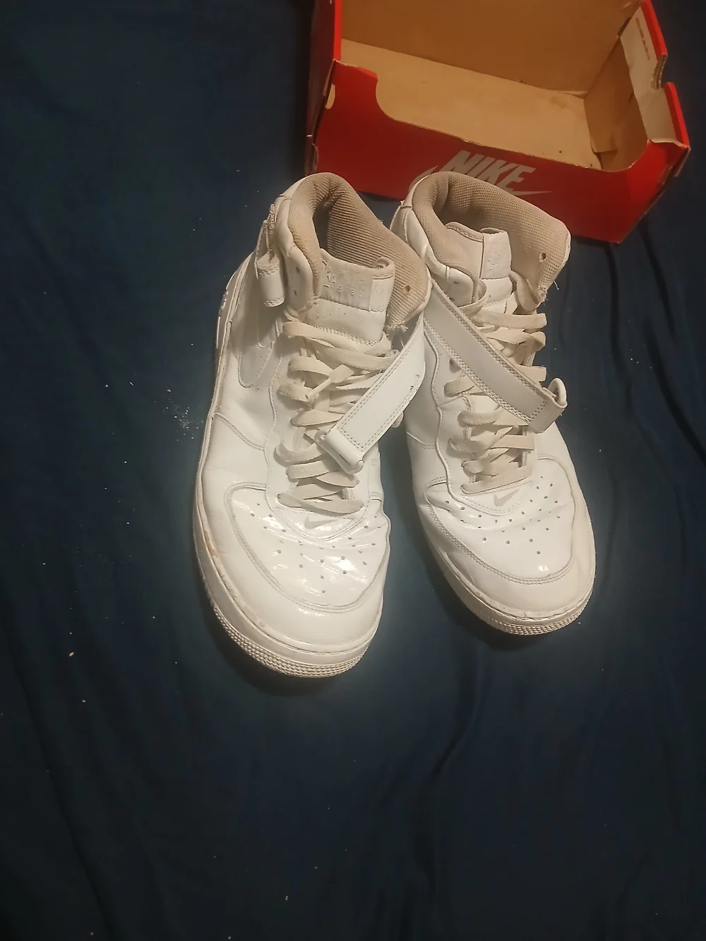 Nike Kids' White High-Top Sneakers